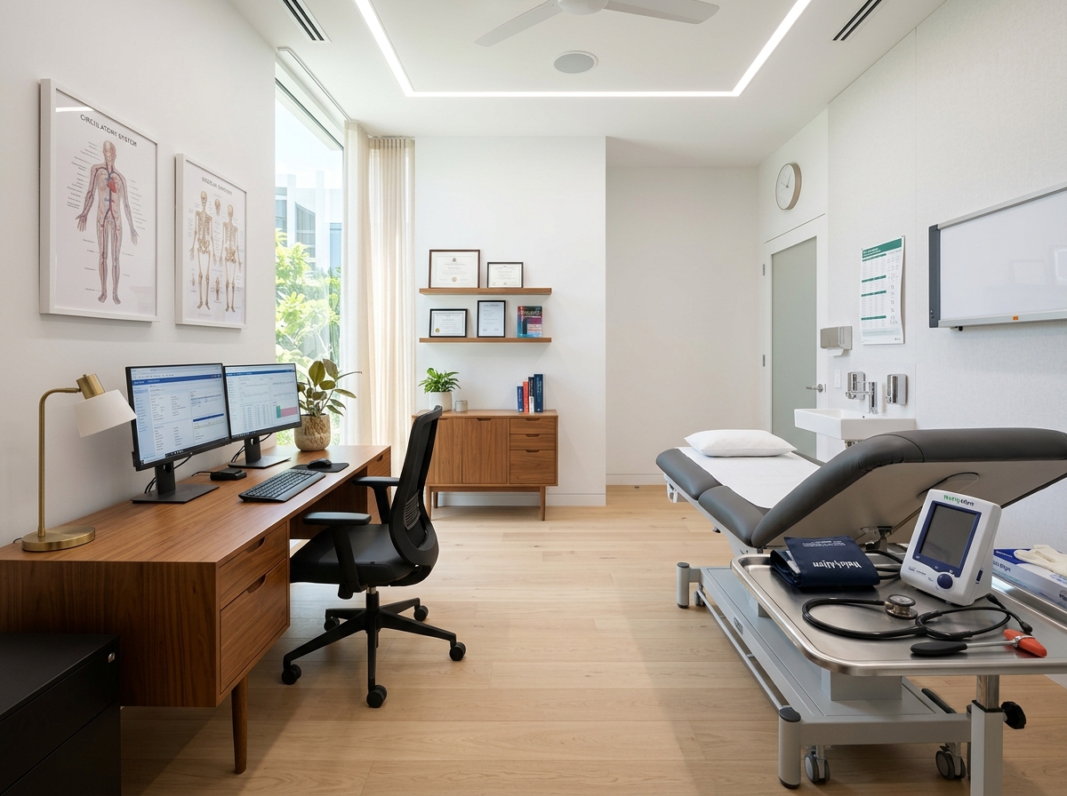Modern Consultation Room - Dr. Kartick Das Clinic