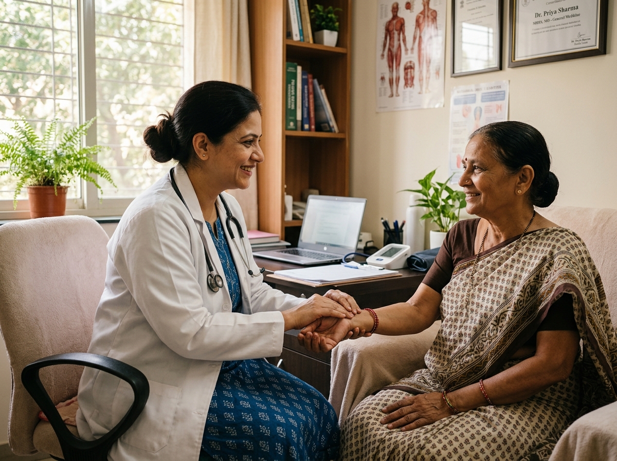 Patient Care & Reassurance - Dr. Kartick Das